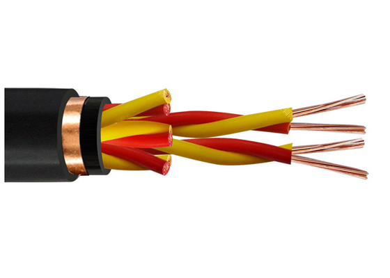 China Twisted Pair Conductor Shielded Instrument Cable Commercial 0.5 - 1.5 sq mm supplier