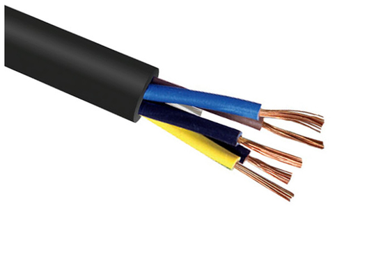 China Copper Conducotor Rubber Sheathed Cable , Rubber Electrical Cable H03RN-F supplier