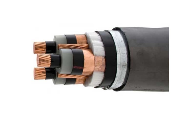 China Lightweight Armored High Voltage Cable 3 Core With Bare Earth Copper Conductor supplier