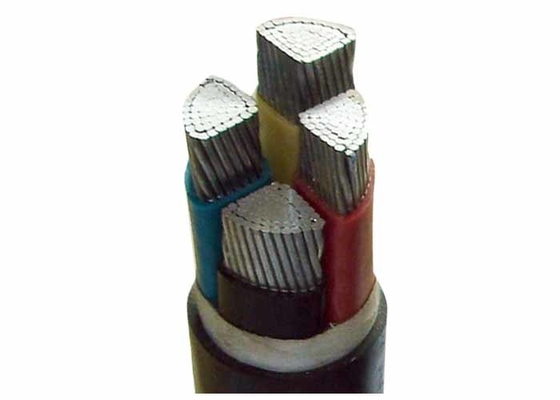 China U-1000V 4 Core Aluminum Power Cable OEM CU / XLPE / PVC For Wiring Electrical supplier