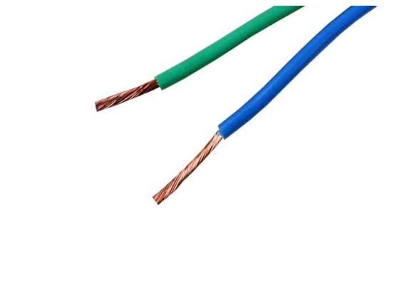 China Green Blue Insulated Wire Cable For Switch Control , 450/750v 5 Conductor Class supplier