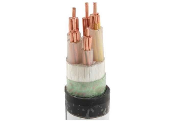 China Fout Cores 0.6 / 1KV Low Smoke Zero Halogen Cable With Flame Retardant supplier