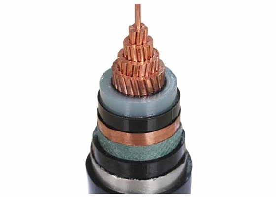 China Single Core Copper Conductor 11kV XLPE insulated cable 185mm2 with STA supplier