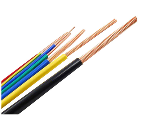 China Singlr Core Industrial Electrical Cable With Copper Conductor 450 / 750V Rated Voltage supplier