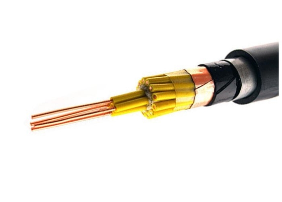China Flexible class 5 PVC Insulation Copper Wire 24 Core Control Cable supplier