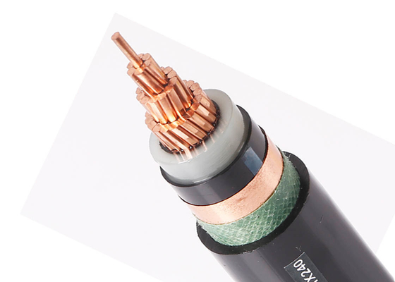 China 3 Core XLPE Insulated MV Power Cable Stranded Copper Conductor For Laying supplier