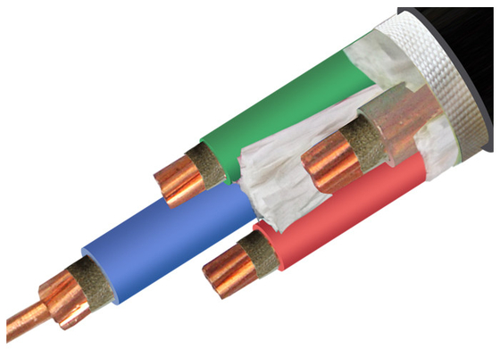 China Custom XLPE Insulation Cable , Copper Conductor Cable Environmental Protection supplier