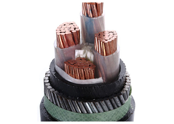 China PVC Insulated and PVC Jacketed Fine Steel Wire Armoured Electrical Cable 4 Core Copper PVC Power Cable supplier