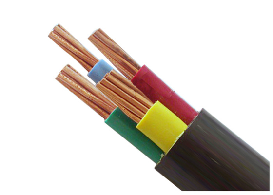 China Black Sheath PVC Insulated Aluminum Power Cables 0.6KV / 1KV 10 Sq mm supplier