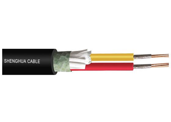 China Small Size 2 Core 4 Core Fire Resistant Cable , Fire Rated Electrical Cable supplier