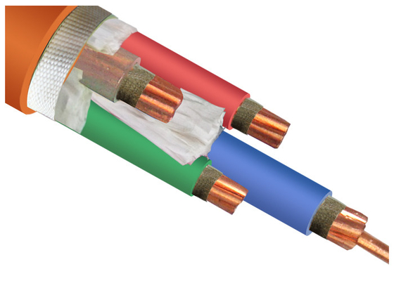 China PO / FR-PVC Jacket FRLS Fire Resistant Cable 0.6KV 1KV For Power Distribution Lines supplier