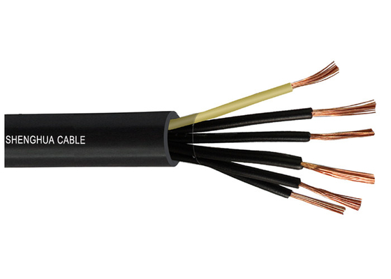 China Control Class 5 Copper Conductor Cable Black Color 0.5mm2 - 10mm2 supplier