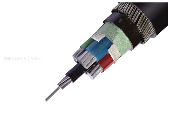 China PVC Insulated&amp;Sheathed Armoured Electrical Cable Aluminum Conductor Steel Wire Armored Cables 0.6/1kV supplier