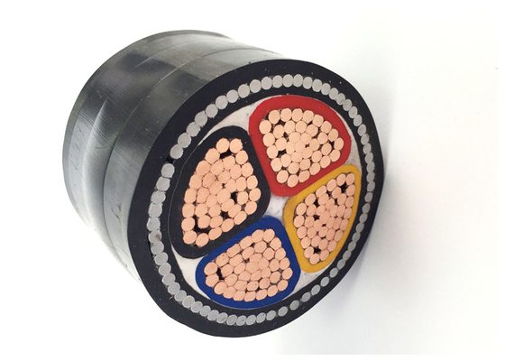 China 4 Core 185 Sqmm SWA Armoured Power Cable Copper Conductor XLPE/PVC Insulated Steel Wire Armored Cable supplier