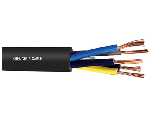 China Professional 300 / 500 V Rubber Sheathed Flexible Cable CE KEMA Certification supplier