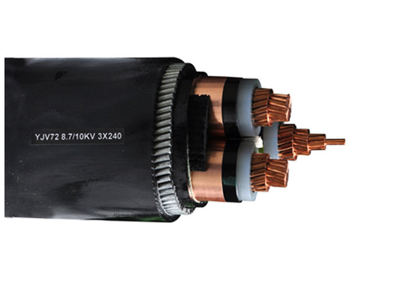 China High Voltage 3 X 240 mm2 CU SWA Electrical Armoured Electrical Cable Three Core Cables supplier