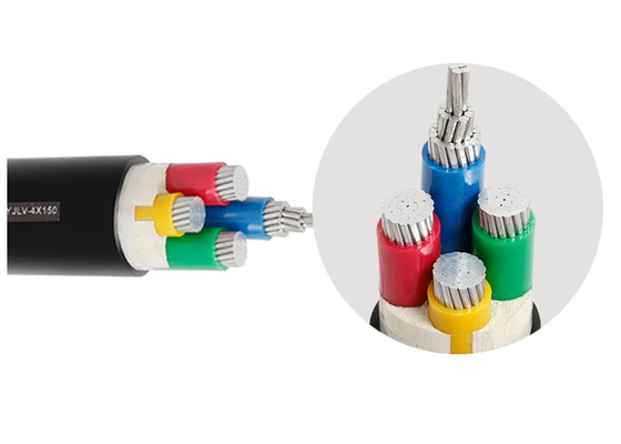 China Aluminum Conductor Insulated PVC Sheathed Cable Four Core PVC Cable with 0.6/1kV supplier