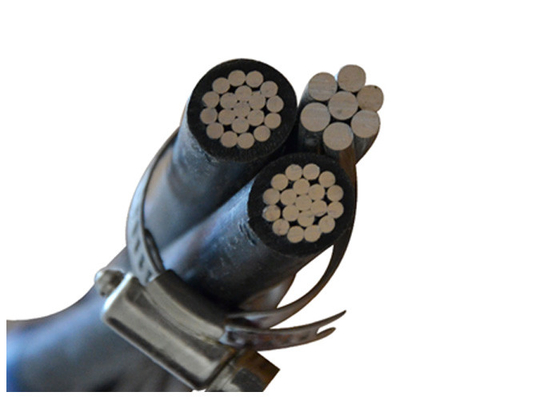 China 10KV Aerial ACSR Conductors Aerial Bundled Cable Steel Core Aluminium XLPE Insulated supplier