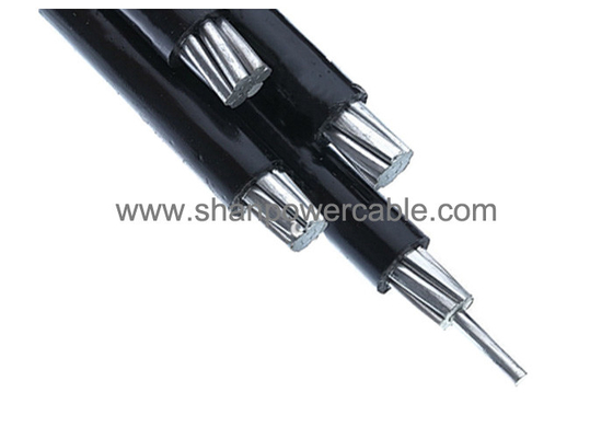 China 1000V Electrical ABC Aerial Bundled Cables Three Cores PVC Insulated supplier