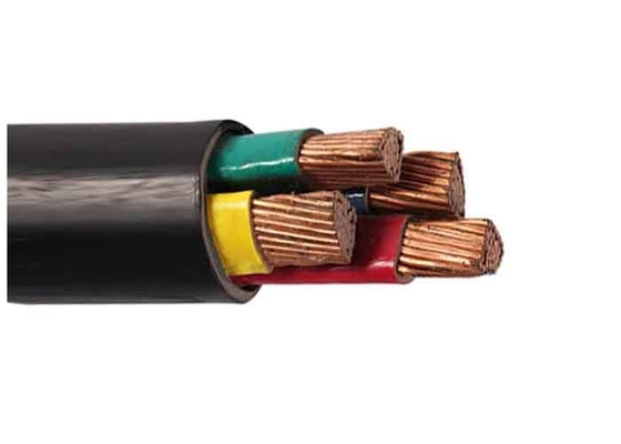 China Low Voltage Copper Conductor 4 Core Power Cable 0.6/1kV PVC Insulated Electrical Cable supplier