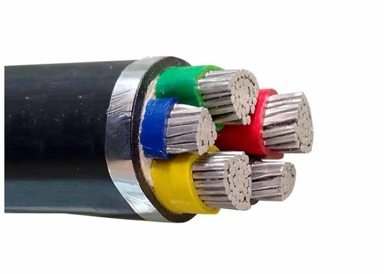 China Aluminum Conductor 5 Core PVC Insulated Cables 0.6/1 kV Unarmoured Cable supplier