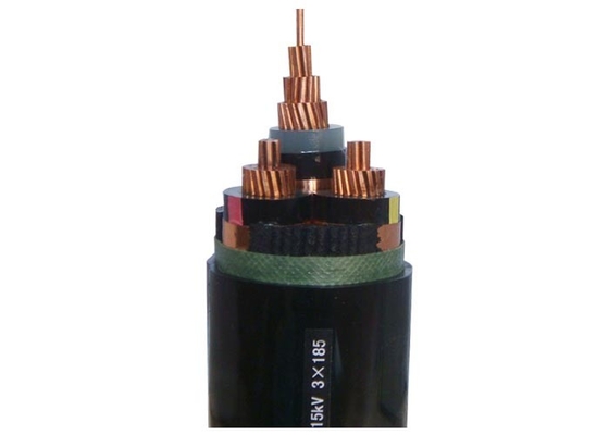 China 3 Core Medium Voltage Copper Tape Screen Pvc Xlpe Cable Insulated Power Cable supplier