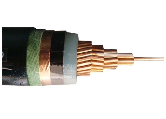 China Medium Voltage Copper or Aluminum Conductor XLPE Insulated Power Cable Embossing Marking supplier