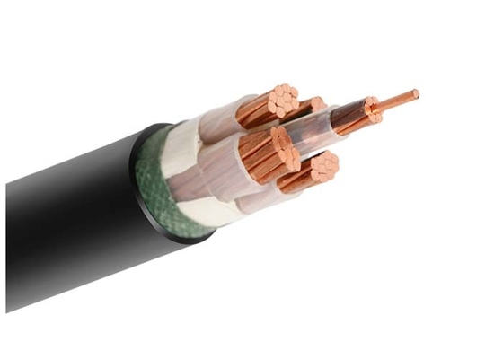China 4+1 Core XLPE Insulated KEMA Certificated Power Cable with polypropylene filler supplier
