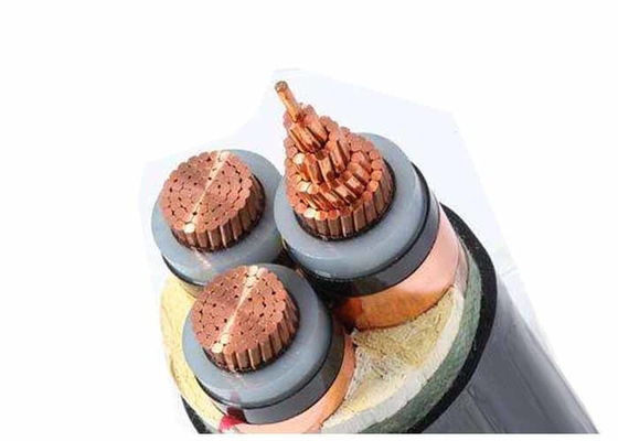 China 3C 240sqmm 33kV XLPE Insulated Power Cable 240mm2 Mid Voltage IEC60502-2 supplier
