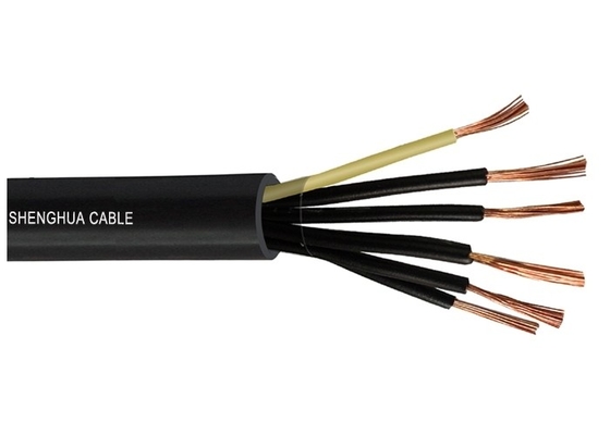 China CE Approval Black PVC Insulated Control Wire With Flexible Cores H07VV-F Cables supplier