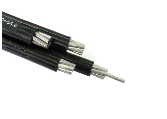 China Quadruplex PVC Drop Urd Power XLPE Electrical Cable Aluminum ABC Cable 75℃ supplier