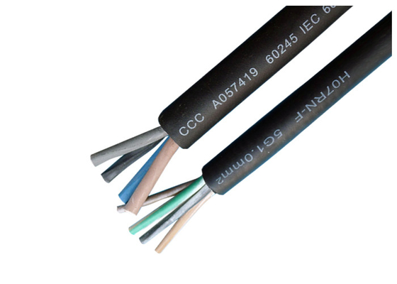 China Flexible Conductor Rubber Sheathed Cable Rubber Insulated Cable H05RN-F supplier