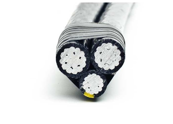China 0.6/1KV Low Voltage Overhead Line Triplex ABC Cable ASTM B231 Aerial Electrical Cable supplier