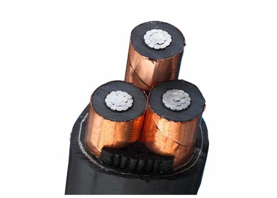 China 3 Phase Flame Retardant Low Smoke Cables Aluminum Conductor XLPE Insulated Zero Halogen MV Cable supplier