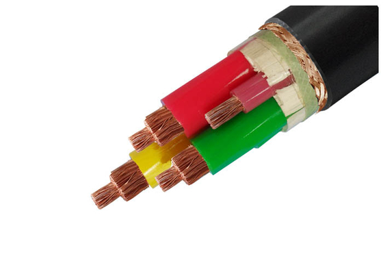 China Flexible Copper XLPE Insulated Power Cable 4 Cores Low Voltage Cable supplier