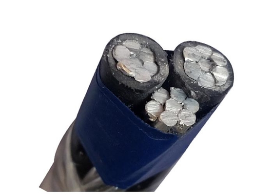 China Low Voltage Aluminum Aerial Bundled Cable AAC Triplex ICEA Standard supplier