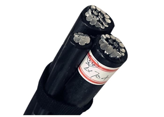 China PE / XLPE Insulated Aerial Bunched Cables Overhead ABC Cable Water Resisting supplier