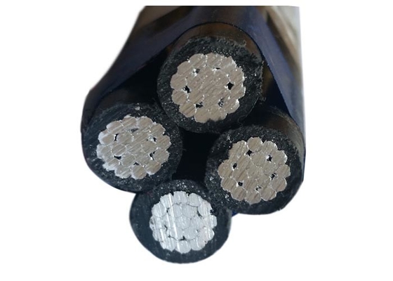 China Overhead XLPE Insulated ABC Cable / Aerial Bundle Cable / Service Drop Wire supplier
