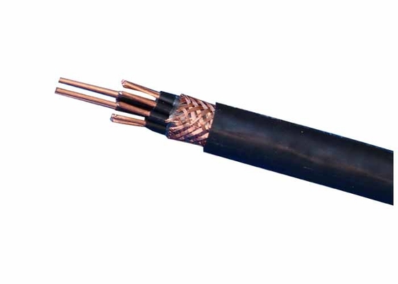 China Cu / PVC control cables copper wire braiding screened flxible cable for construction supplier