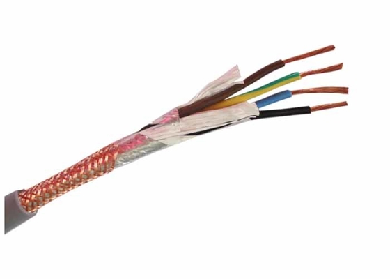 China 2.5mm2 PVC Insulated PVC Sheathed Copper Control Wire Black / Grey / Orange supplier