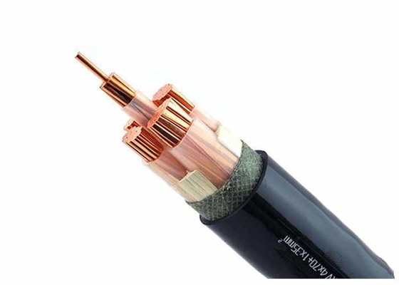 China Four Core XLPE Insulated Power Cable Copper Tape Shield Electric Insulation Cable supplier