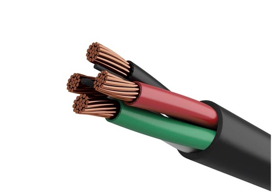 China U-1000V Copper Conductor PVC Insulated Cables / PVC Sheath Four Cores PVC Power Cable supplier