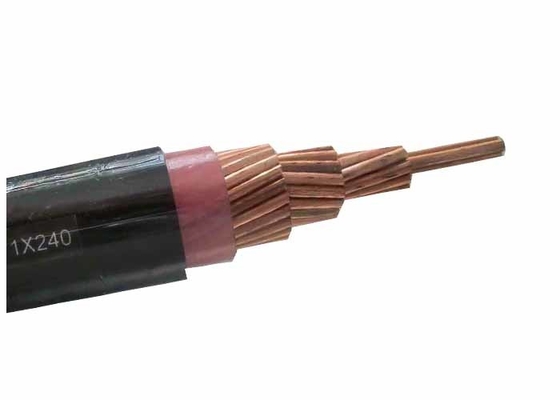 China PVC Sheath XLPE Insulation Copper Conductor , YJY Power Cable / 300mm Single Core Cable supplier