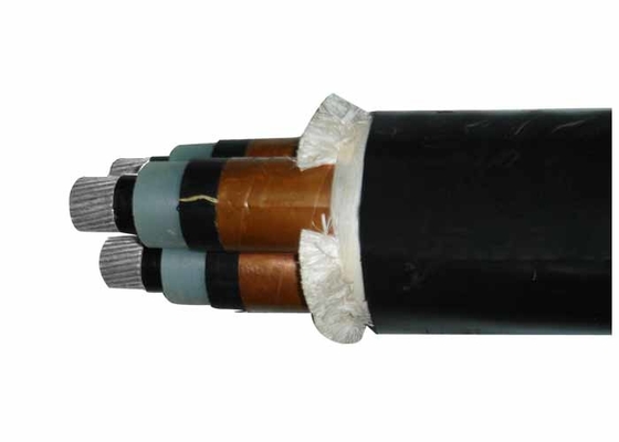 China AL/XLPE/PVC Unarmoured Electrical Cable 12/20KV 3 Core 300mm2 XLPE Insulated Power Cable Electric Cable supplier