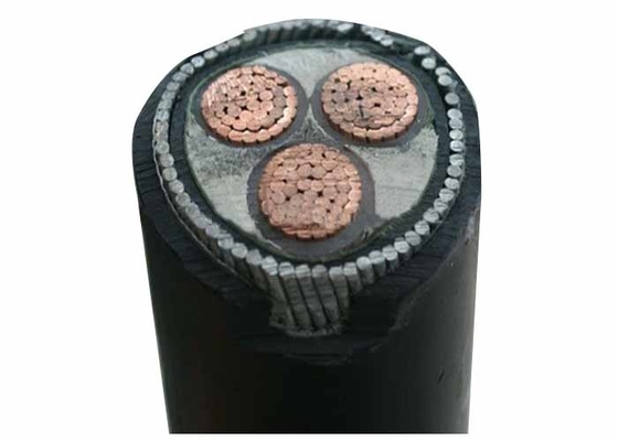 China High Voltage Three Phase XLPE Insulated Steel Wire Armoured Electrical Cable CU/ XLPE/SWA/PVC Power Cable 33kV supplier