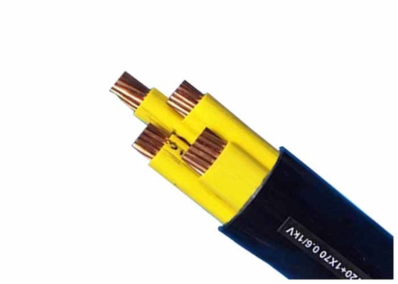 China 0.6/ 1kV Four Cores CU/PVC/PVC Yellow PVC Insulated Cables for Power Transmission supplier