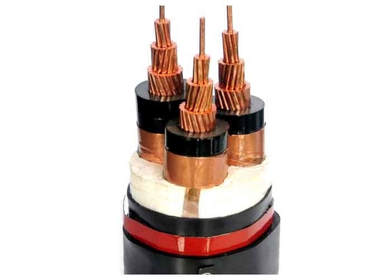 China 36KV 3 Core Annealed Copper Conductor Armoured Electrical Cable KEMA Certified supplier