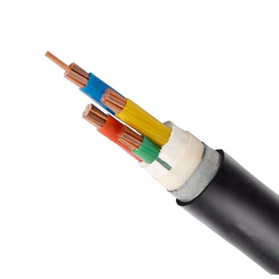 China Temperature XLPE Insulated Power Cable Copper Conductor 0.6/1kV 90.C Black PVC Jacket supplier