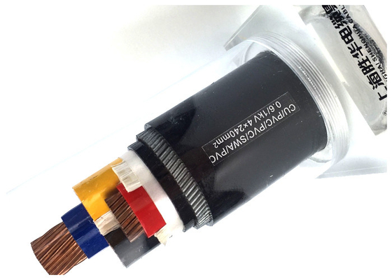 China 0.6/1kV PVC Insulated Cables with Steel Wire Armoured LV Electrical Cable supplier