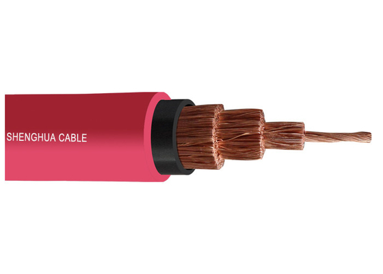 China Flexible Rubber Cable 1.9 / 3.3 KV  Low Halogen Low Smoke Rubber Sheath supplier